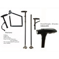 3 LED verstellbare Faltstange Walking Stick